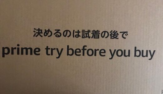 prime try before you buyを利用してみました。